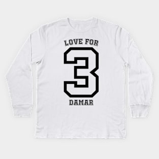 Love For Damar v3 Kids Long Sleeve T-Shirt